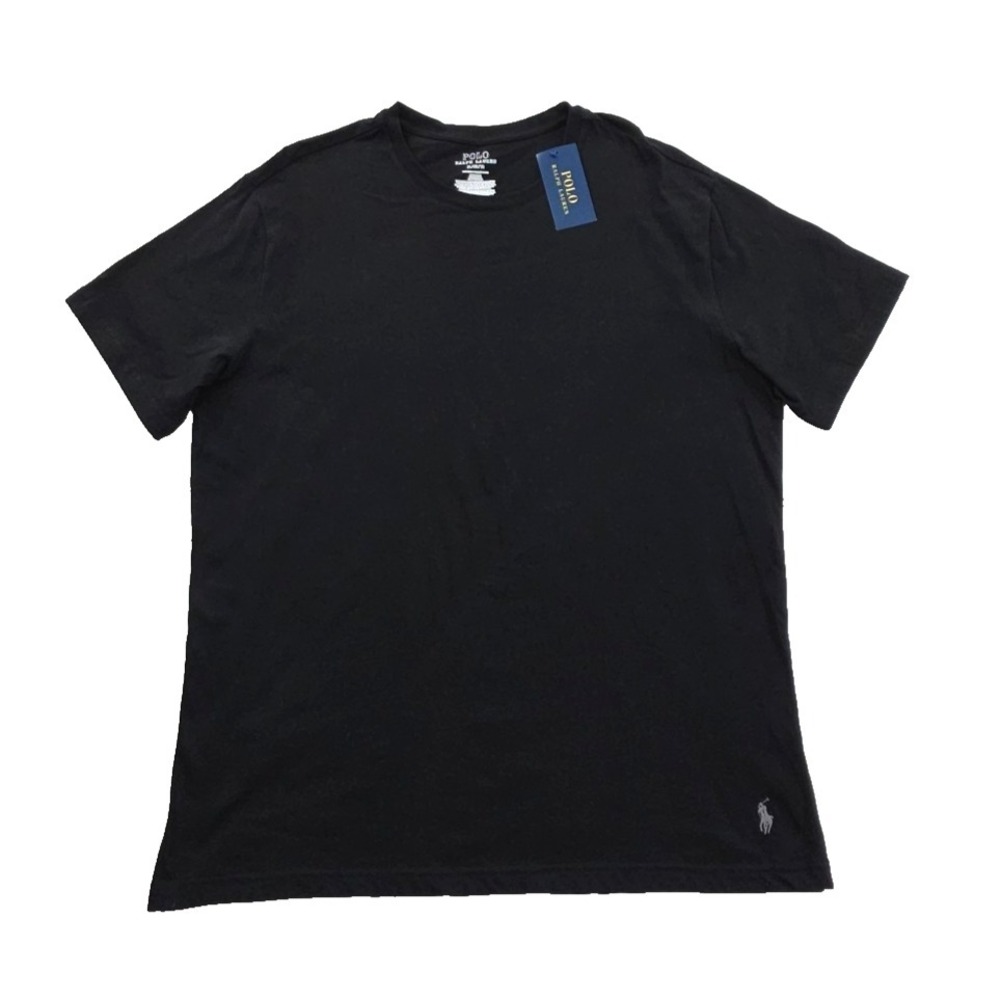Polo Ralph Lauren Short Sleeve T-Shirt Men XL True Black NEW 100% Cotton NWT
